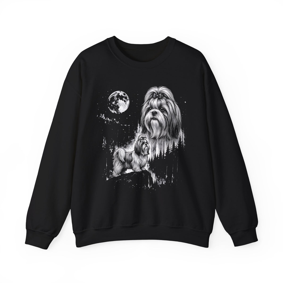Shih Tzu Moonlight Crewneck Sweatshirt