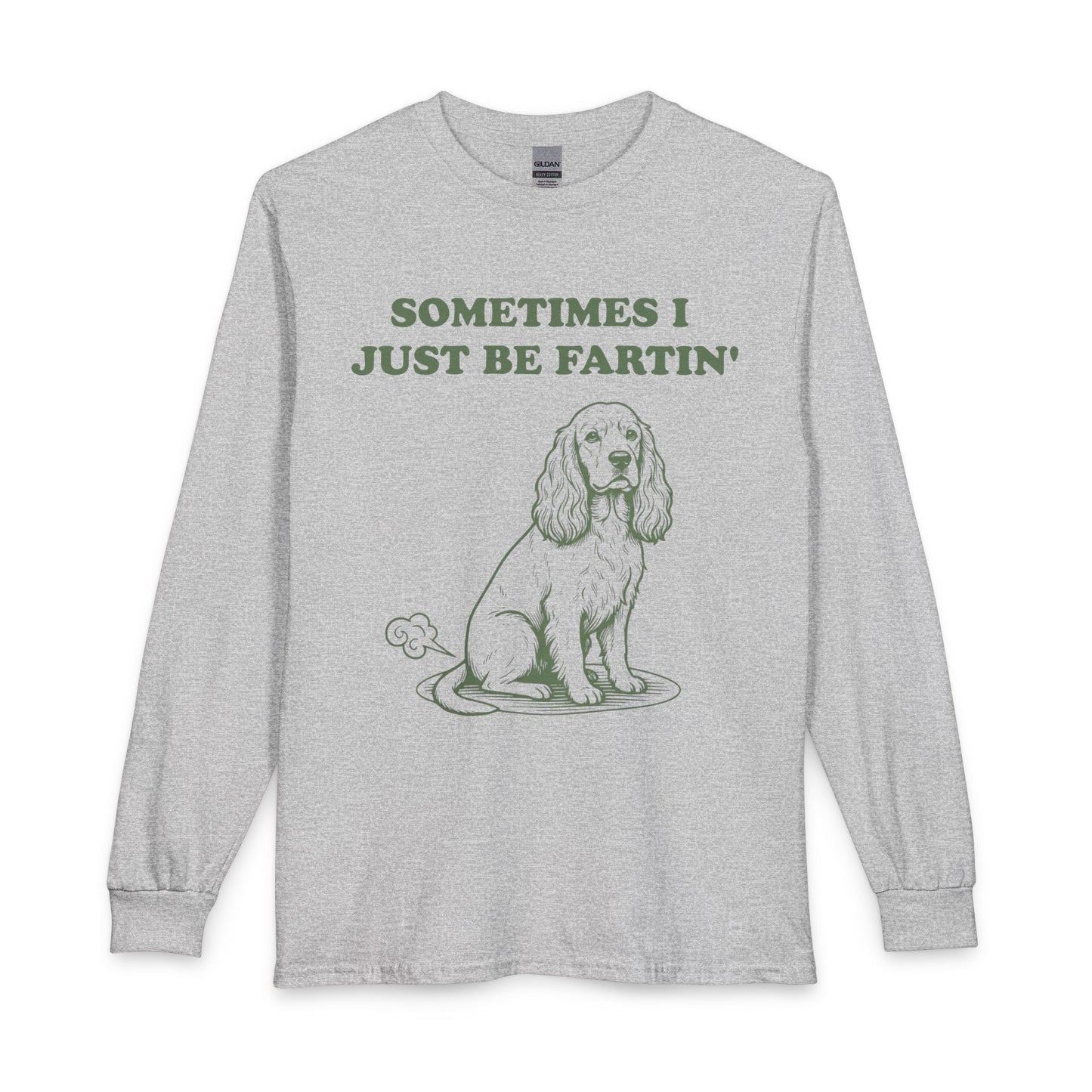Cocker Spaniel Farts Long Sleeve