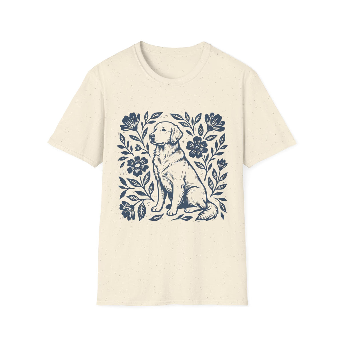 Golden Retriever Linocut