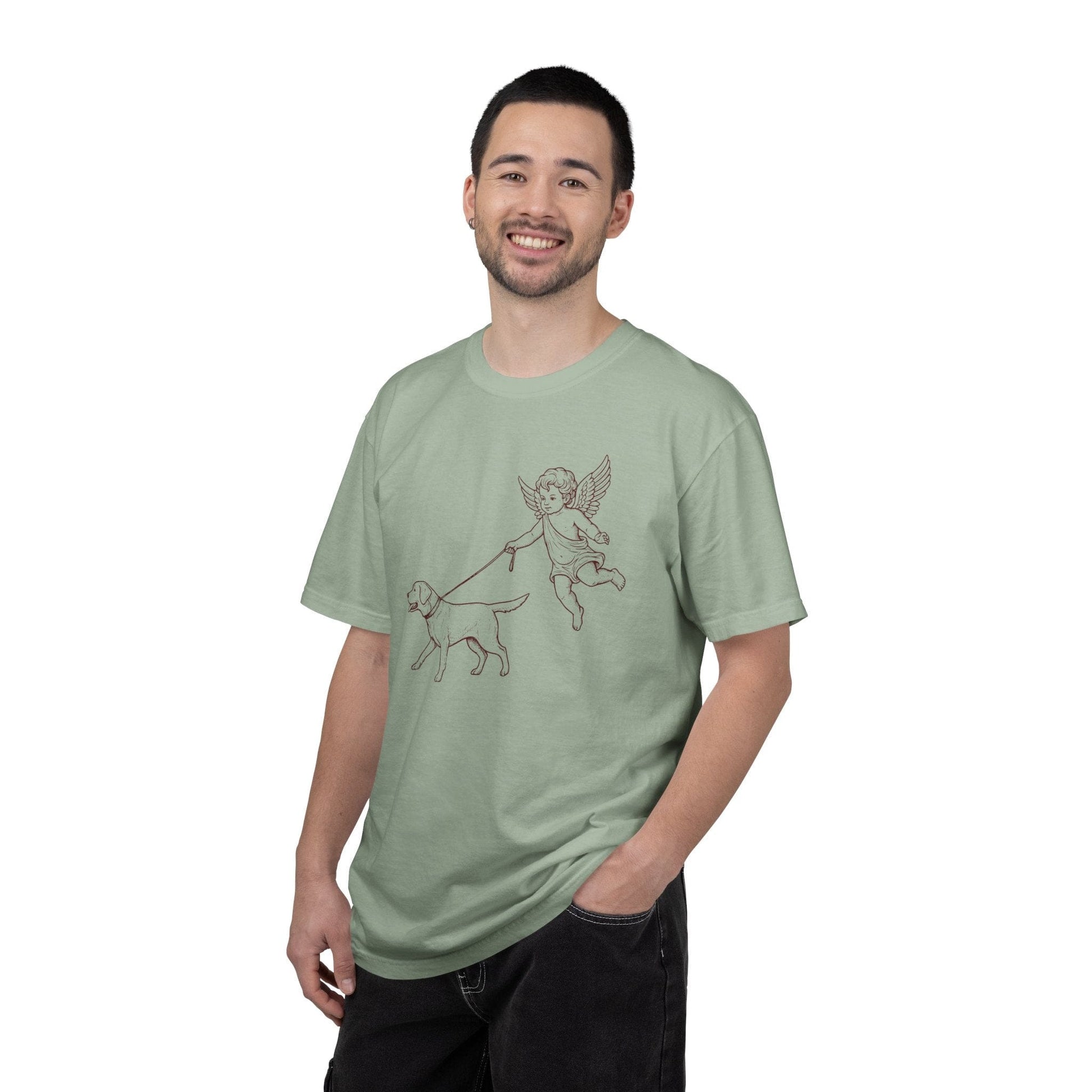 Angel Walking Lab Premium Tee