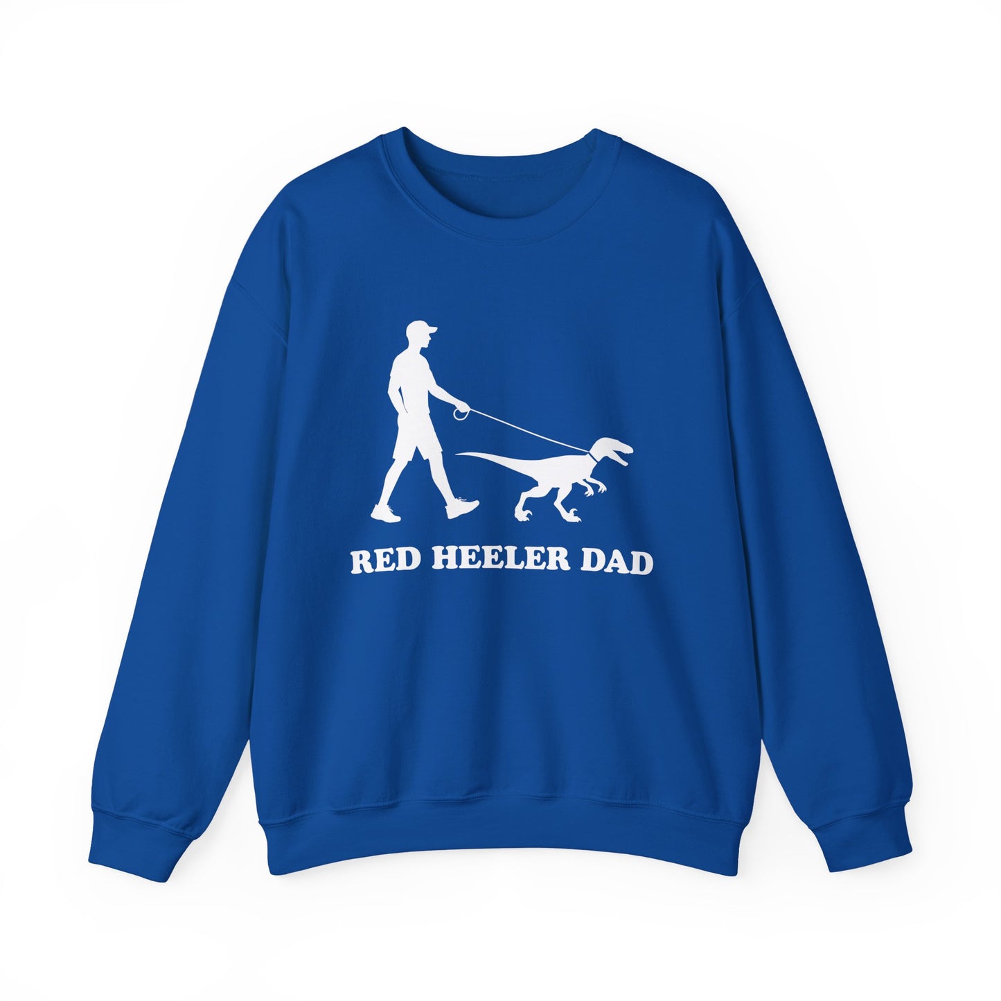 Red Heeler Dad Crewneck Sweatshirt