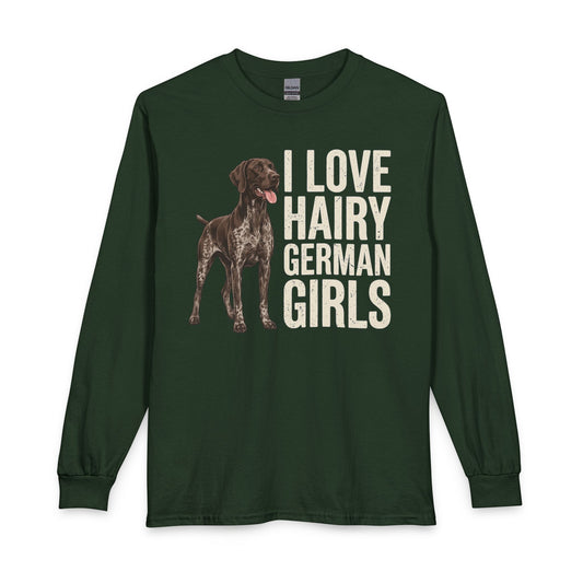 Hairy German Shorthaired Pointer Long Sleeve
