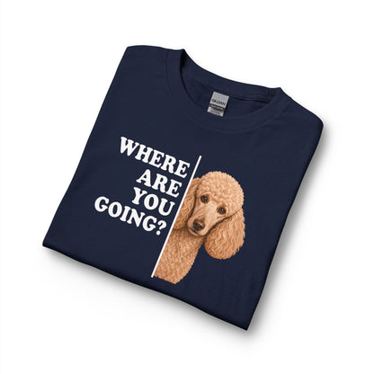 Standard Poodle Where Are You Going Apricot Long Sleeve