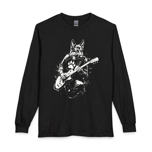German Shepherd Guitar Long Sleeve