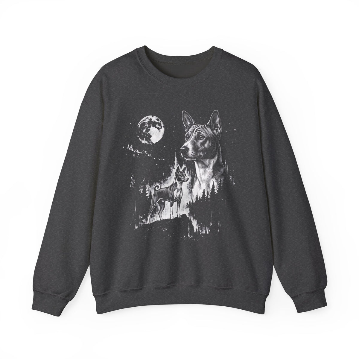 Basenji Moonlight Crewneck Sweatshirt