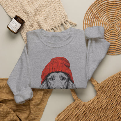 Irish Setter Beanie Crewneck Sweatshirt