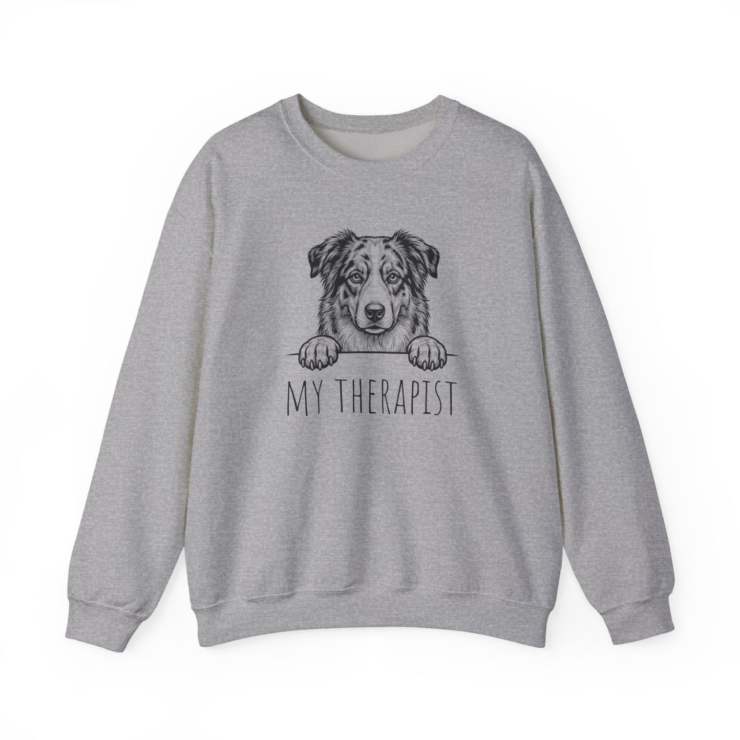 Australian Shepherd Therapist Crewneck Sweatshirt