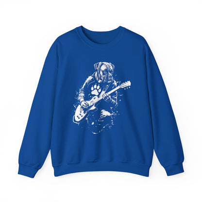 Boxer Guitar Crewneck Sweatshirt