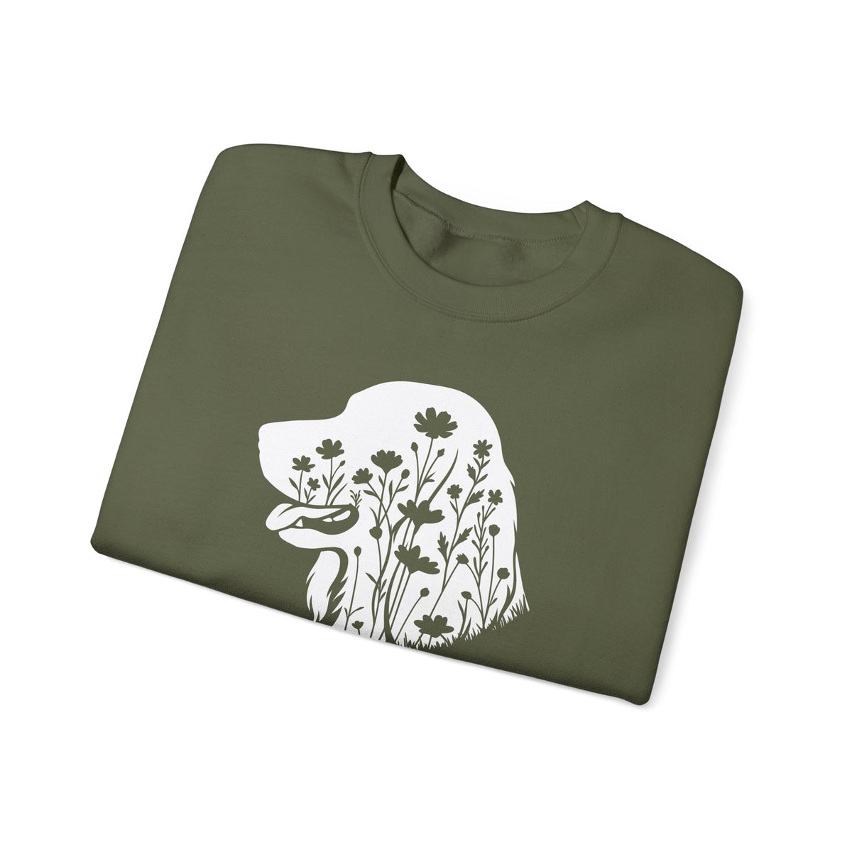 Irish Setter Flowers Crewneck Sweatshirt