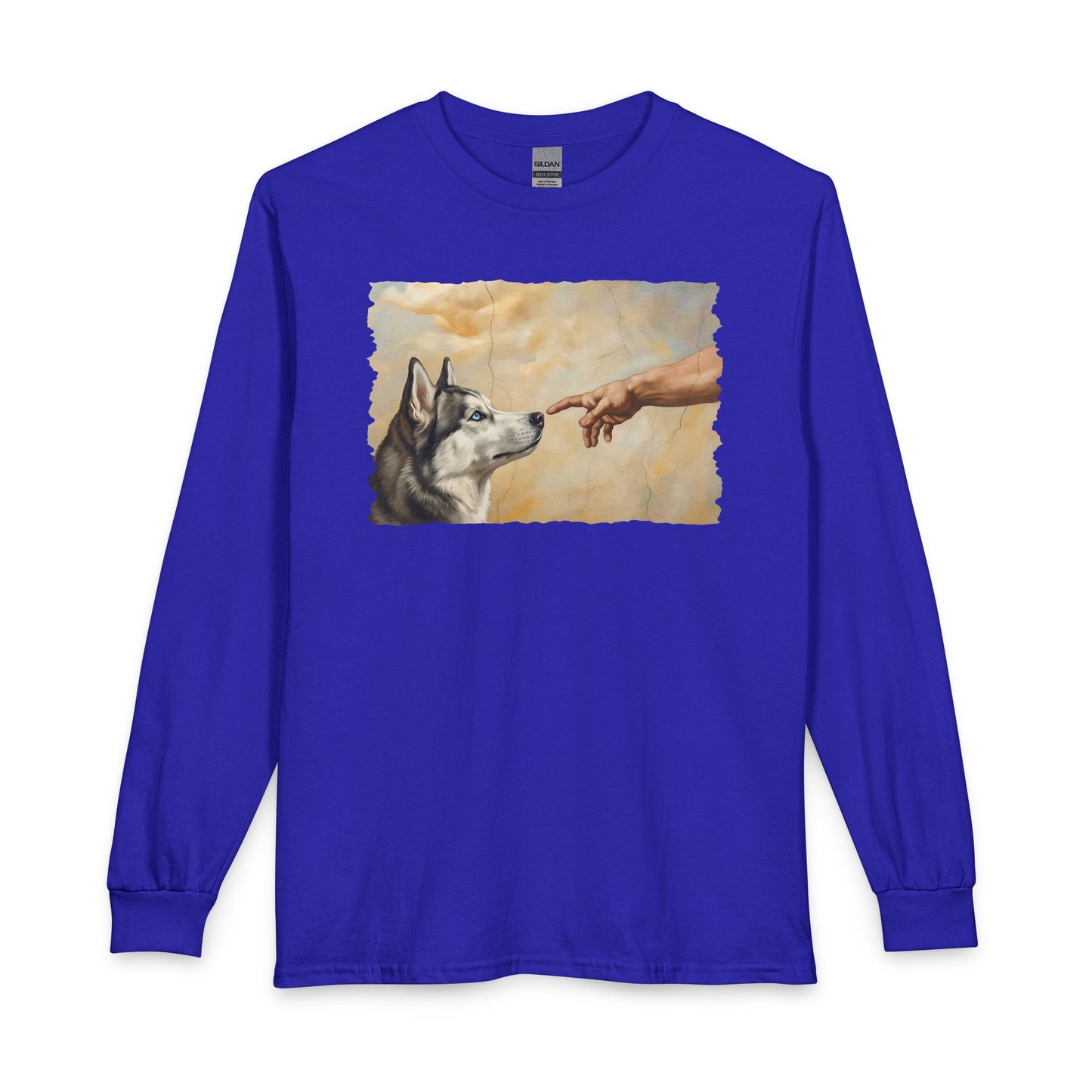 God Creates Husky Long Sleeve