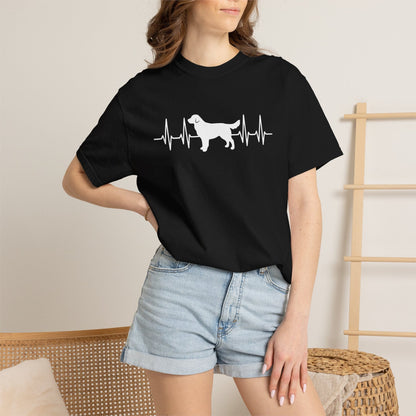 Golden Retriever Heartbeat Premium Tee