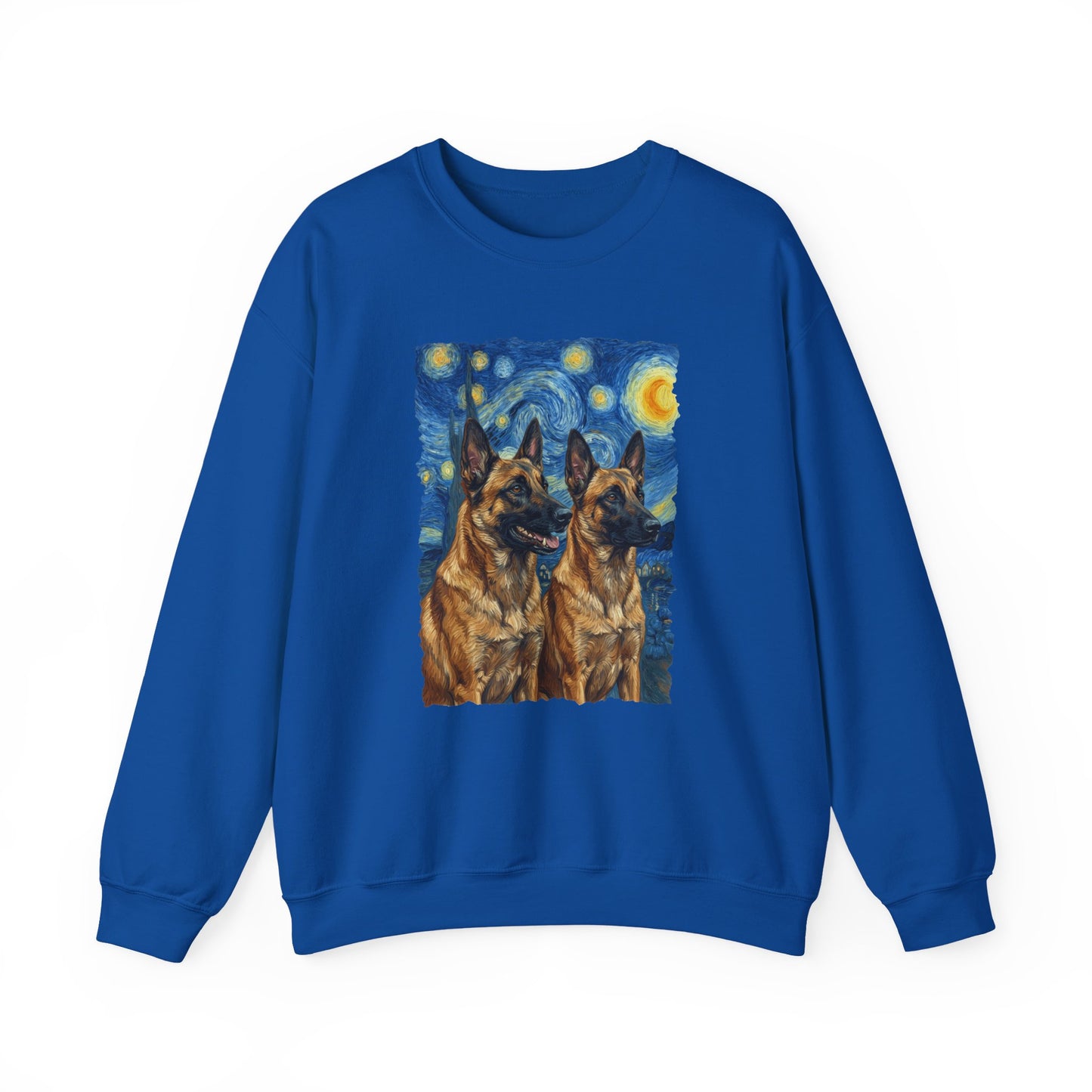 Belgian Malinois Van Gogh Crewneck Sweatshirt
