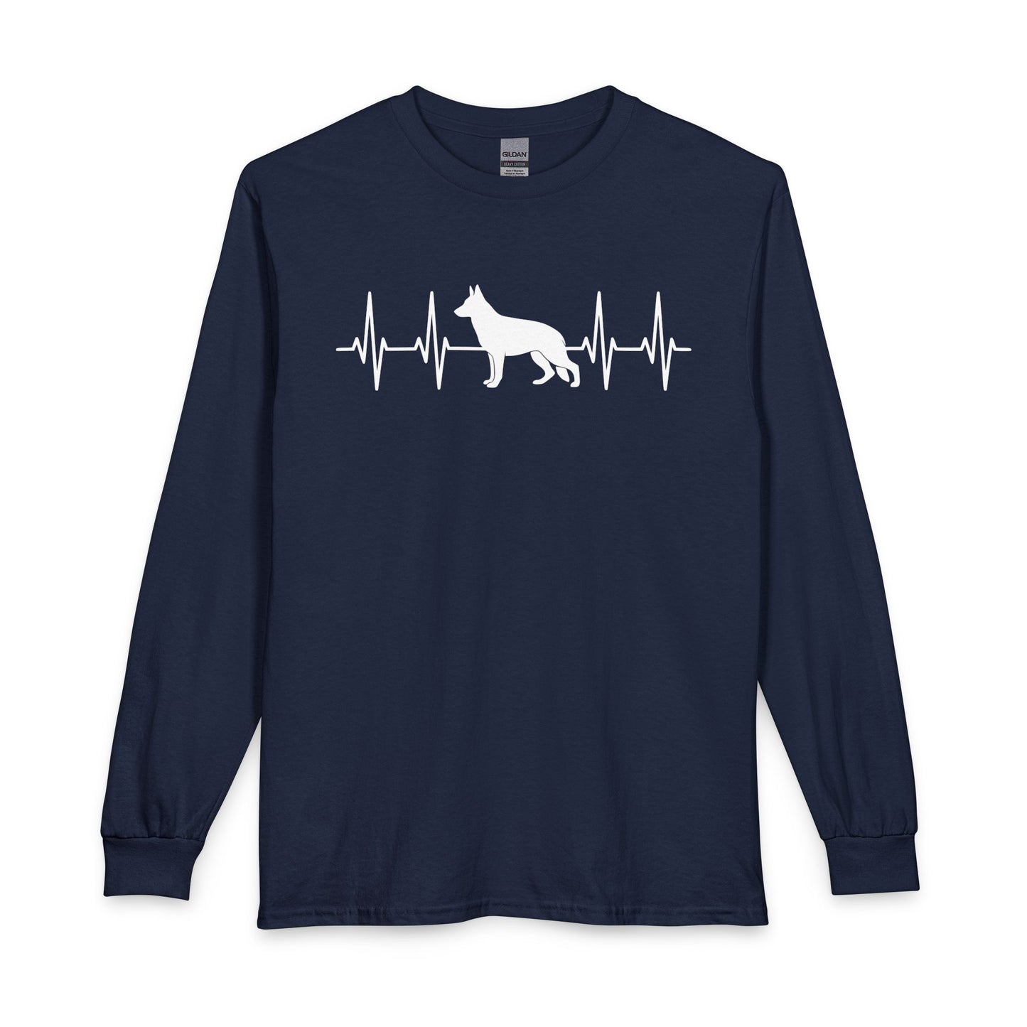 German Shepherd Heartbeat Long Sleeve