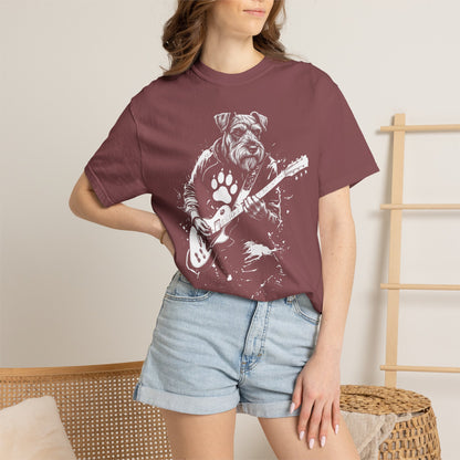 Schnauzer Guitarist Premium Tee