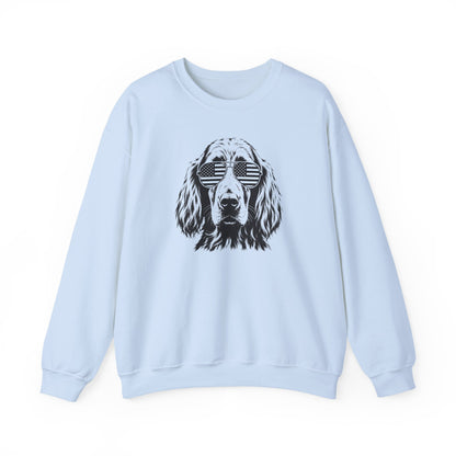 Irish Setter Flag Shades Crewneck Sweatshirt