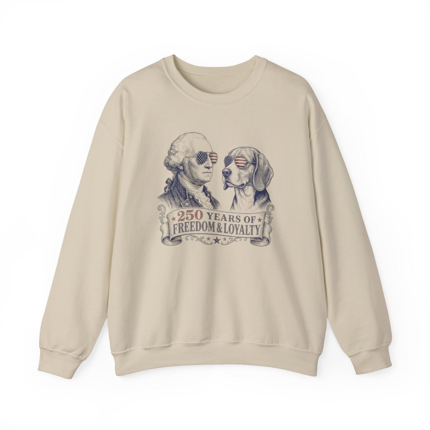 250 Year USA Beagle Crewneck Sweatshirt