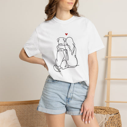 Rottweilwer and Girl Premium Tee