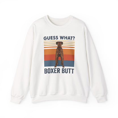 Brindle Boxer Butt Crewneck Sweatshirt