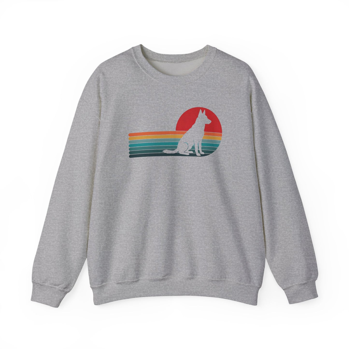 Dutch Shepherd Retro Crewneck Sweatshirt