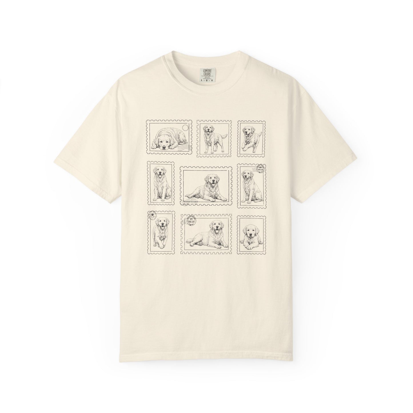 Golden Retriever Stamps Premium Tee