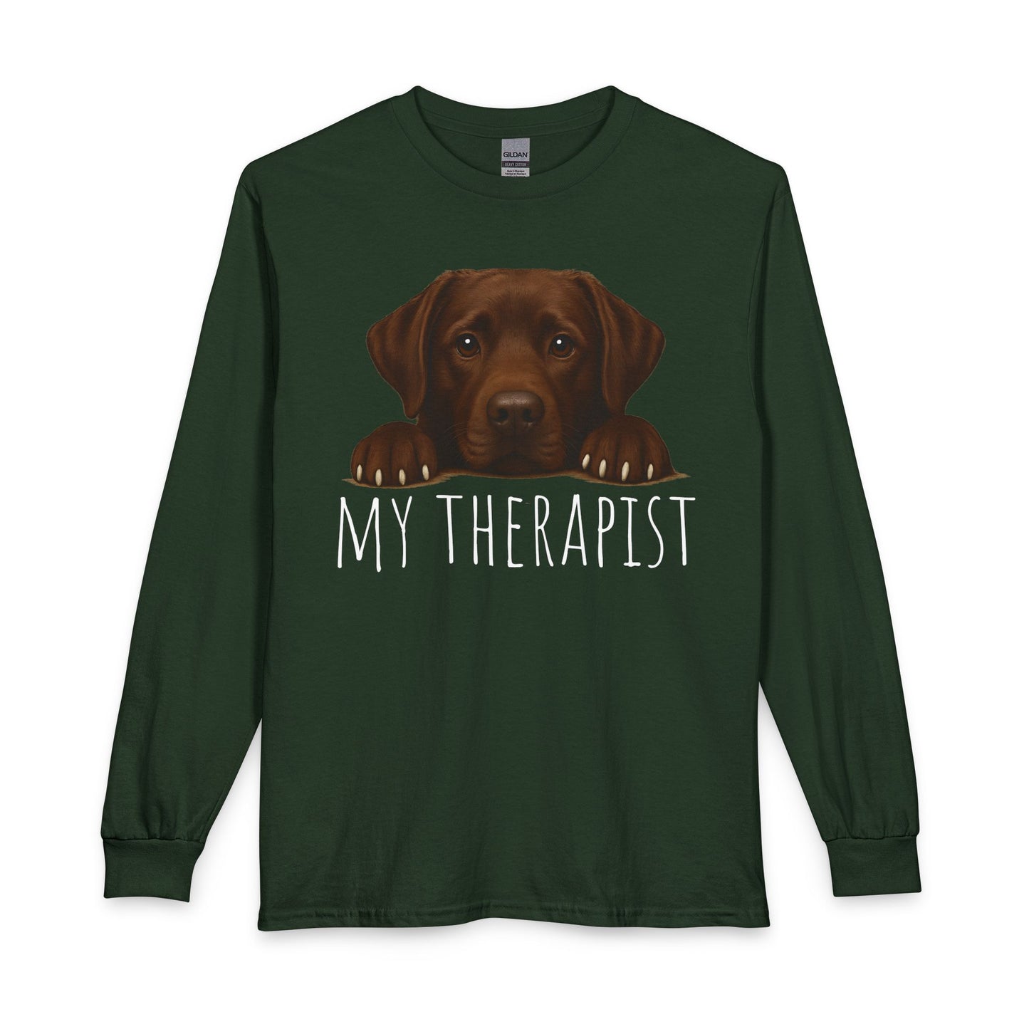 My Therapist Chocolate Lab Long Sleeve