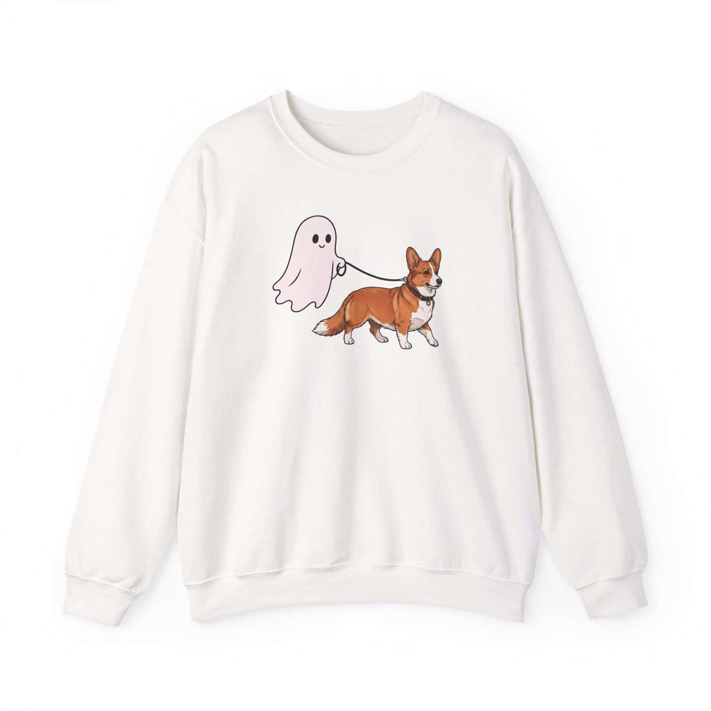 Cardigan Welsh Corgi Red Halloween Crewneck Sweatshirt