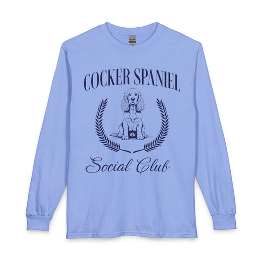 Cocker Spaniel Social Club Long Sleeve