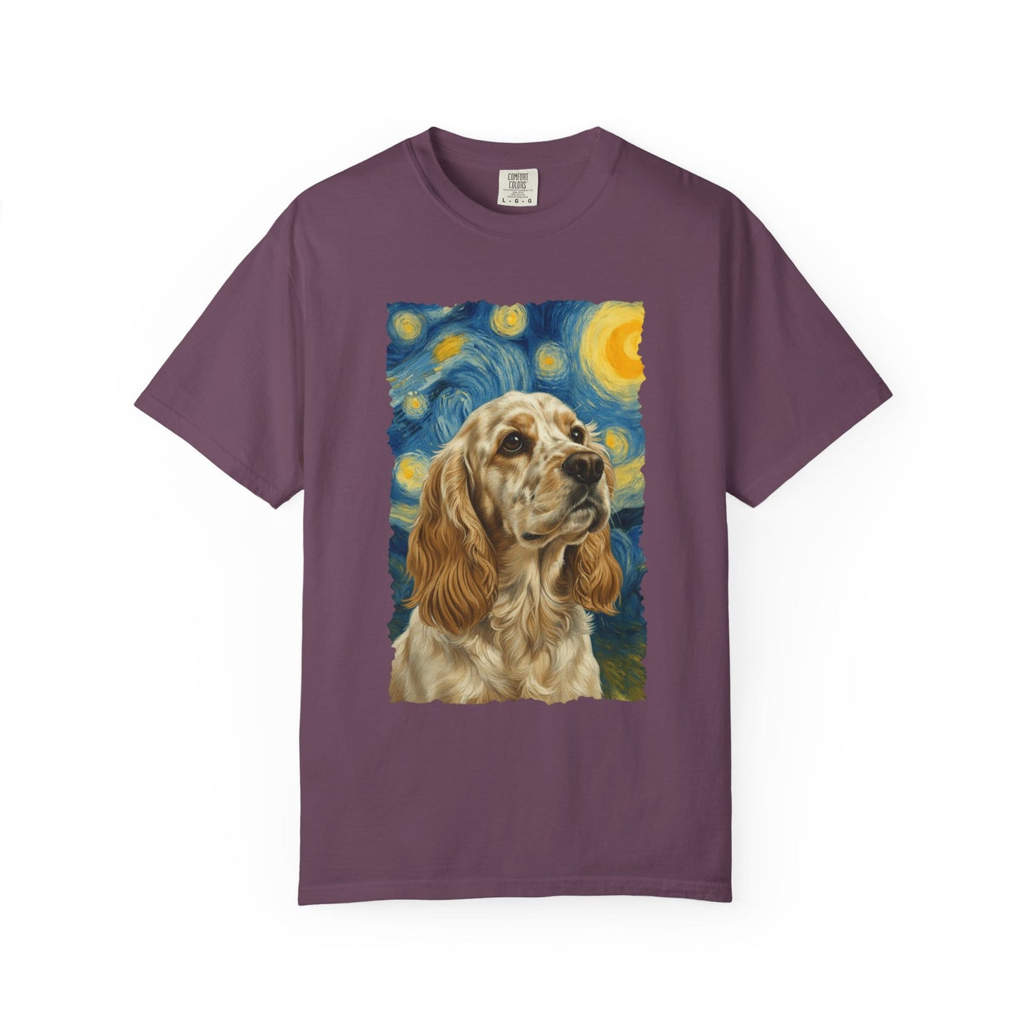 Lemon Roam Spaniel van Gogh Premium Tee