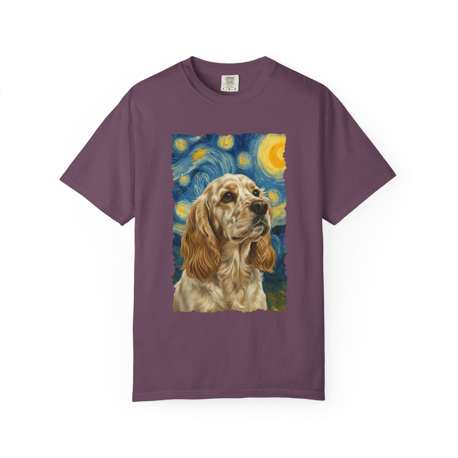 Lemon Roam Spaniel van Gogh Premium Tee