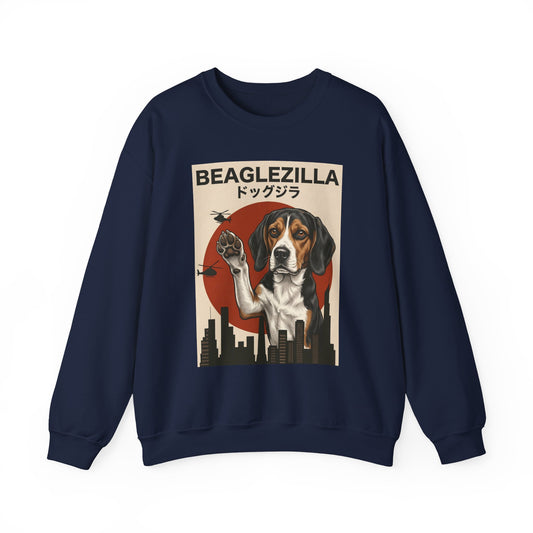 Beaglezilla Crewneck Sweatshirt