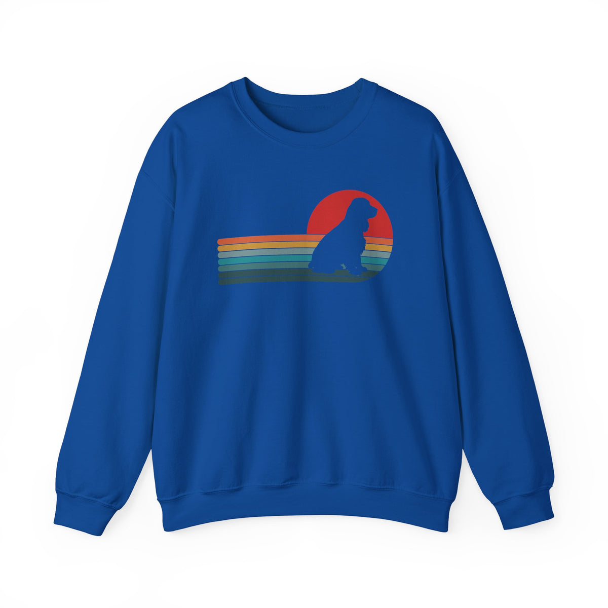 Cocker Spaniel Retro Crewneck Sweatshirt