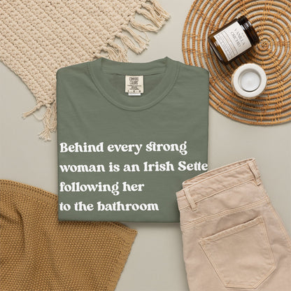 Irish Setter Strong Woman Premium Tee