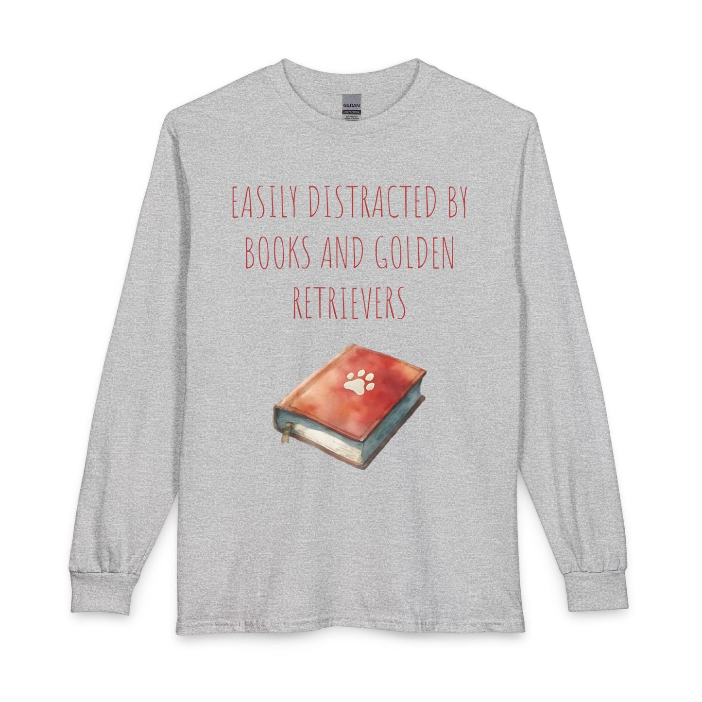 Books and Golden Retrievers Long Sleeve