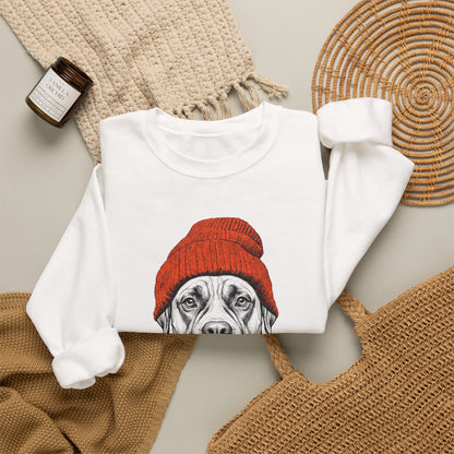 Boxer Beanie Crewneck Sweatshirt