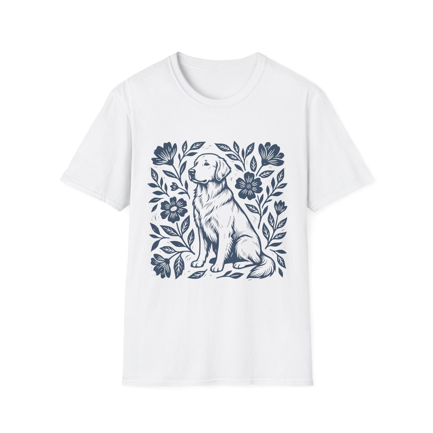 Golden Retriever Linocut