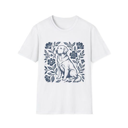 Golden Retriever Linocut