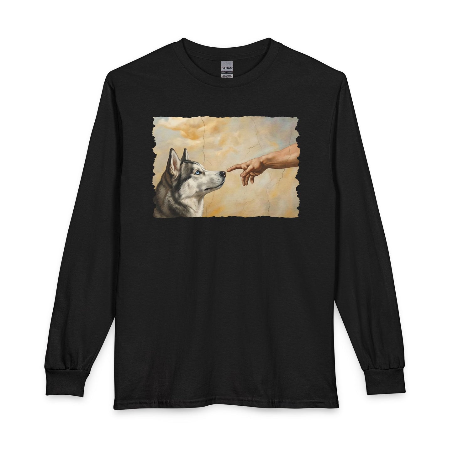 God Creates Husky Long Sleeve