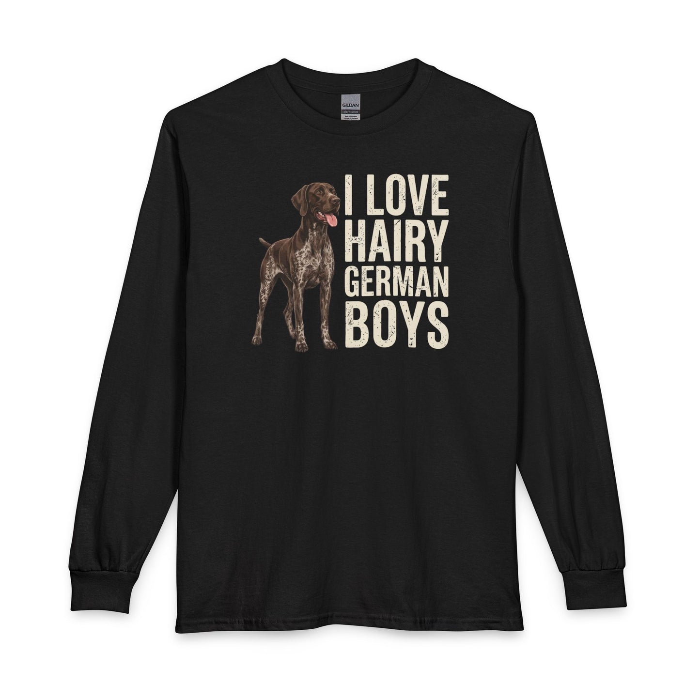 German Shorthaired Pointer Hairy Boys Long Sleeve