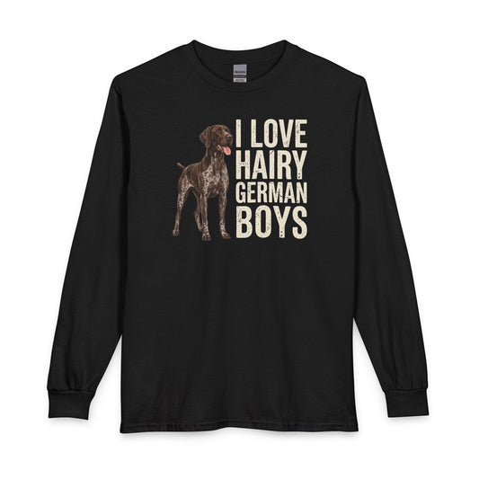 German Shorthaired Pointer Hairy Boys Long Sleeve