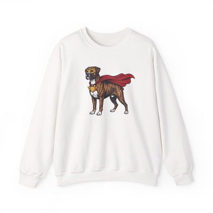 Boxer Superhero Crewneck Sweatshirt