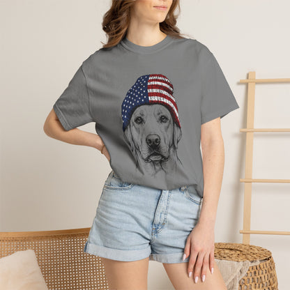 Labrador USA Beanie Premium Tee