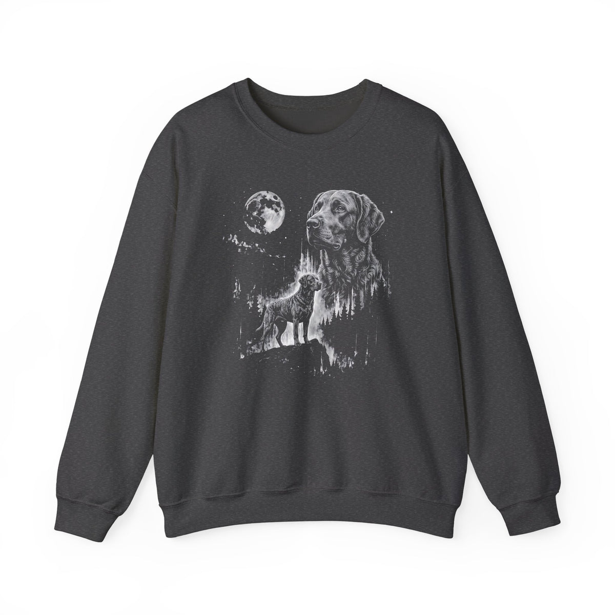 Chesapeake Bay Retriever Moonlight Crewneck Sweatshirt