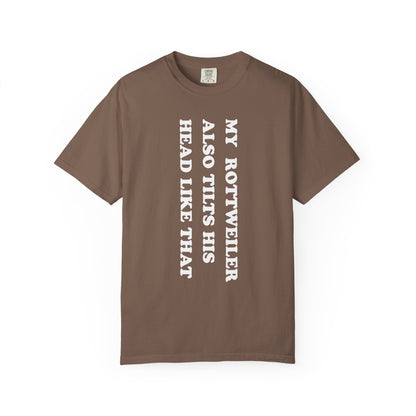 Rottweiler Tilts His Head Premium Tee