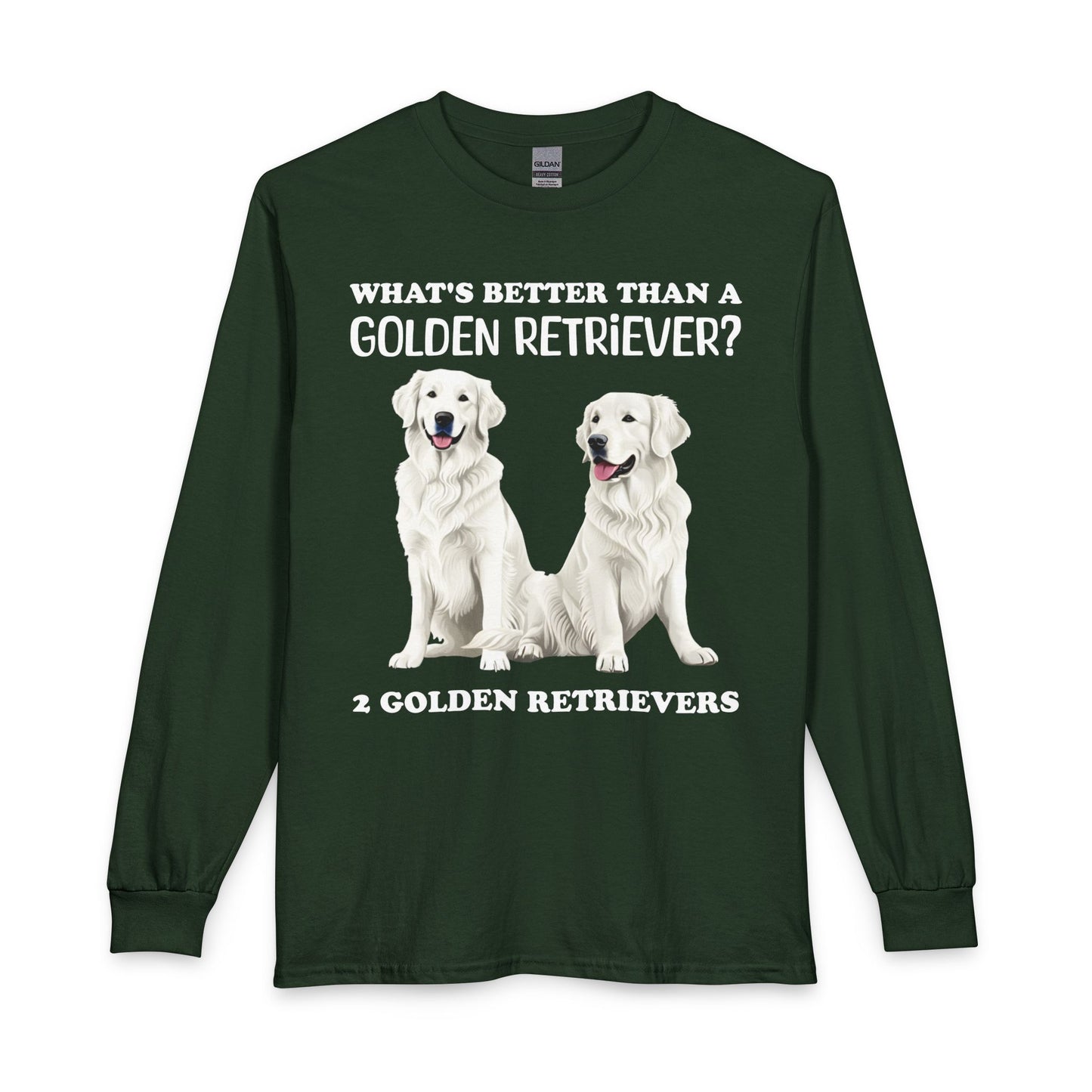 White Golden Retrievers Long Sleeve