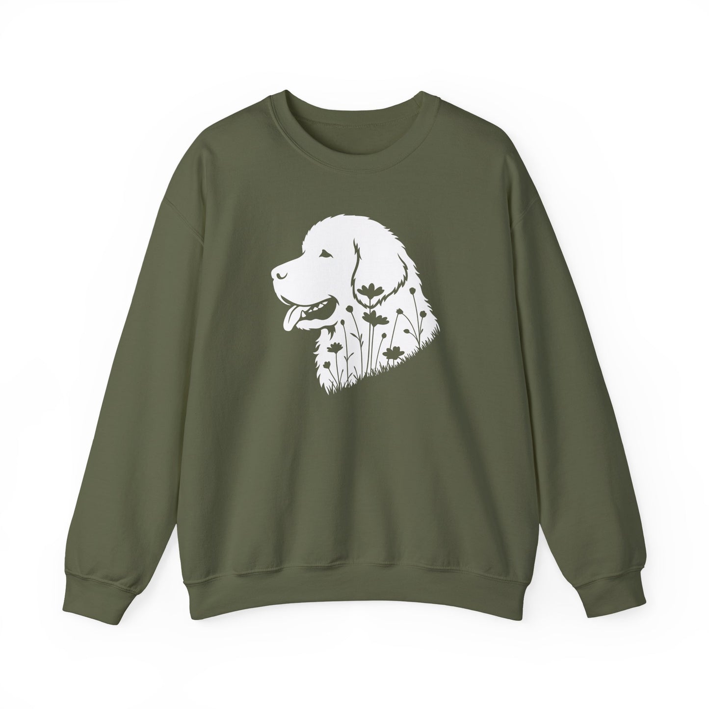 Newfoundland Flowers Crewneck Sweatshirt
