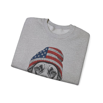 Boxer Beanie USA Crewneck Sweatshirt