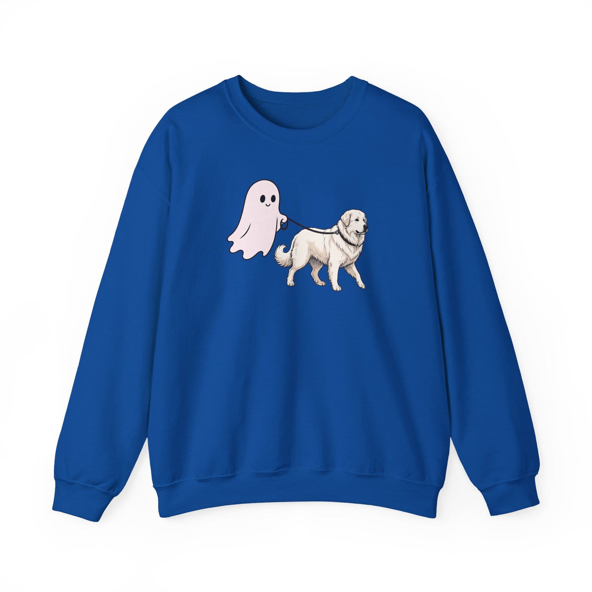 Great Pyrenees Ghost Walk Crewneck Sweatshirt