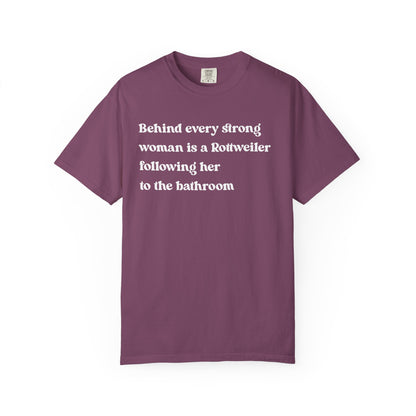 Rottweiler Strong Woman Premium Tee