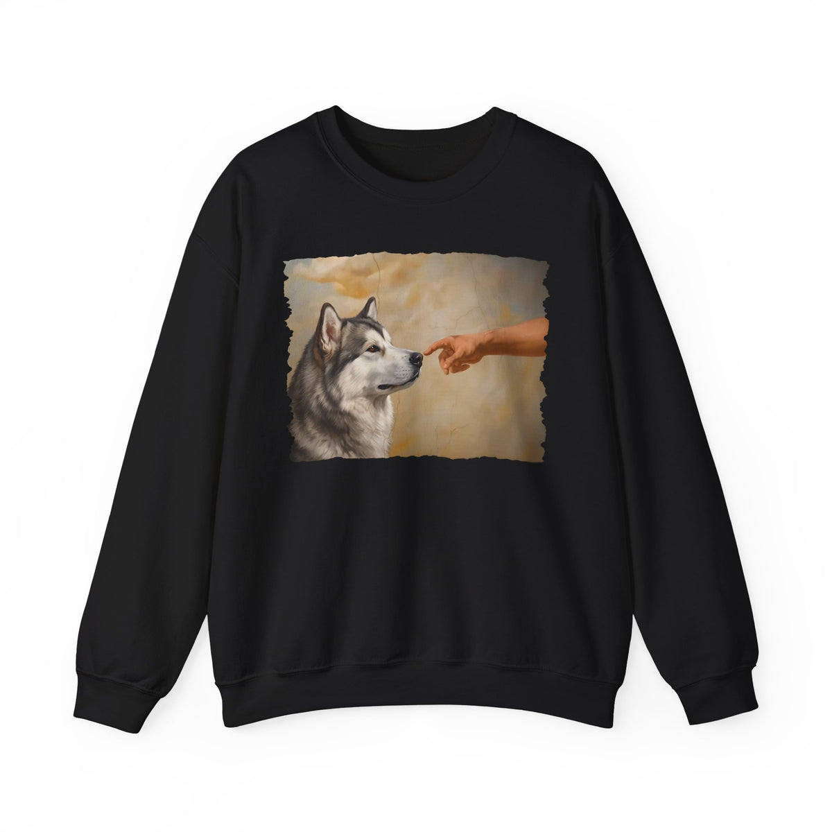 Alaskan Malamute Creation Crewneck Sweatshirt