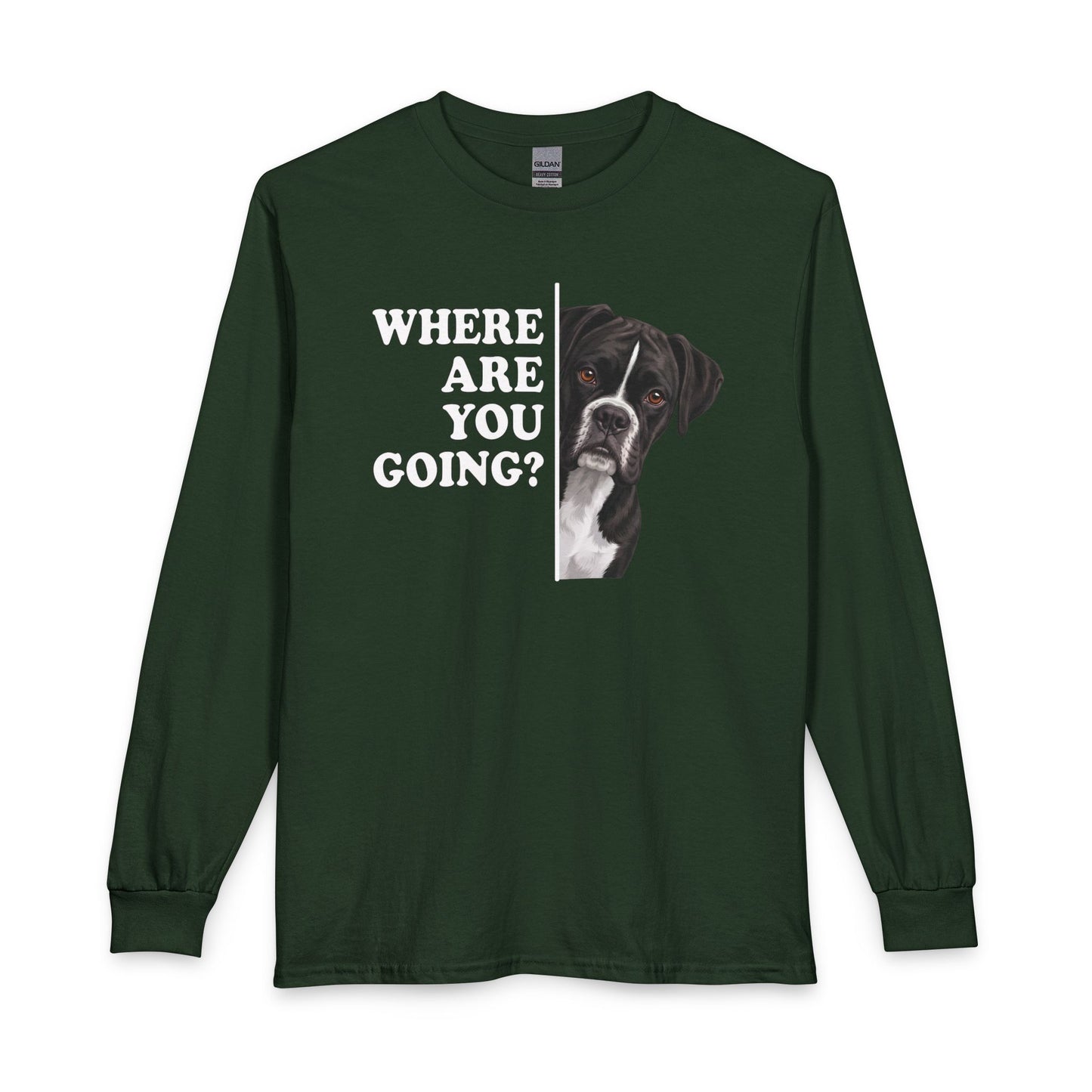 Black Boxer Alert Long Sleeve